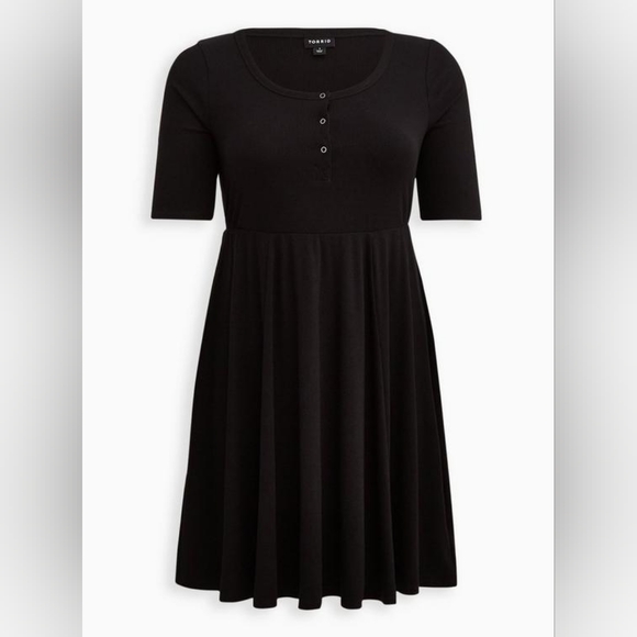 torrid Dresses & Skirts - Mini Rib Knit Skater Dress